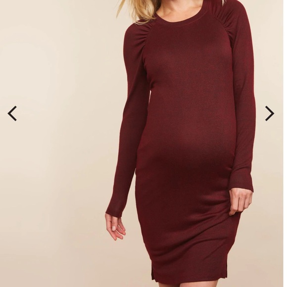 Motherhood Maternity Long Sleeve Maternity Dress new with Tag Size M. - Picture 5 of 8